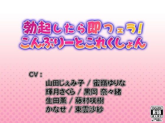 勃起したら即フェラ！こんぷりーとこれくしょん【音声付き】❤レビュー